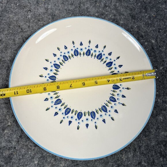 Vintage Marcrest Stetson Swiss Alpine Chalet 11 5/8" Round Chop Plate Platter - Picture 7 of 10